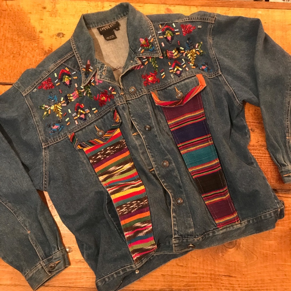 Beaded Denim Jacket